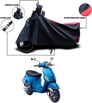 Amozkart Two Wheeler Cover for Universal For Bike(Blue, Red)