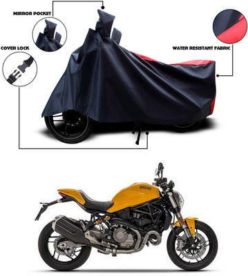 ANTHUB Two Wheeler Cover for Ducati(Monster 821, Blue, Red)