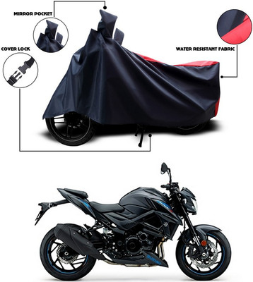 ANTHUB Two Wheeler Cover for Universal For Bike(Red)