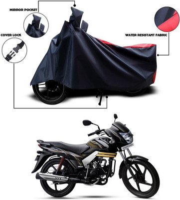 ANTHUB Two Wheeler Cover for Mahindra(Blue, Red)