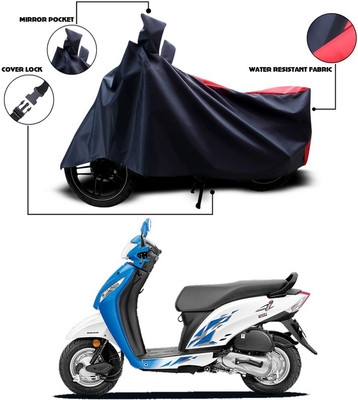 ANTHUB Two Wheeler Cover for Honda(Activa i, Blue, Red)
