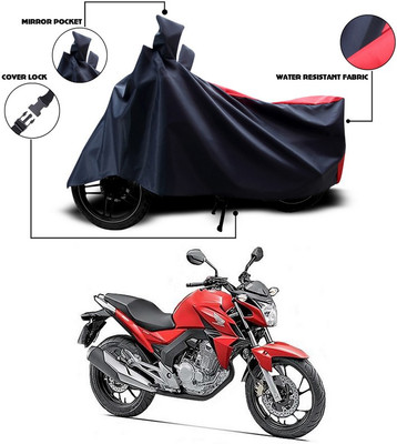 ANTHUB Two Wheeler Cover for Universal For Bike(Red)