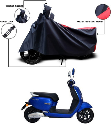 ANTHUB Two Wheeler Cover for Okinawa(Lite, Red, Black)