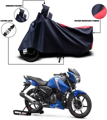Amozkart Two Wheeler Cover for Universal For Bike(Blue, Red)