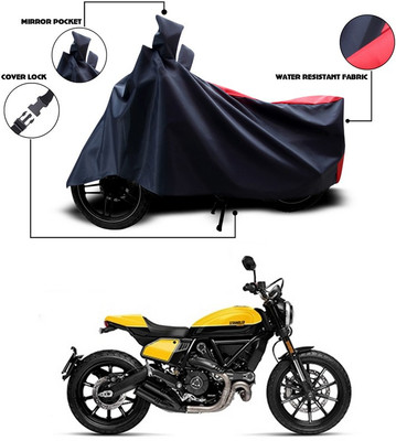 Shelterhub Enterprises Two Wheeler Cover for Ducati(Scrambler, Multicolor)