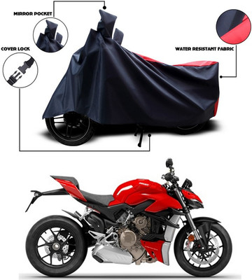 ShieldhubPro Two Wheeler Cover for Universal For Bike(Blue, Red)