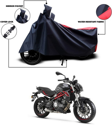 ANTHUB Two Wheeler Cover for Universal For Bike(Red)