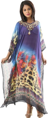 Fascinating Printed Polycotton Women Kaftan