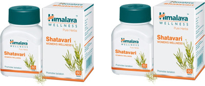 HIMALAYA Shatavari 60 x 2=120 Tablets(Pack of 2, 120)