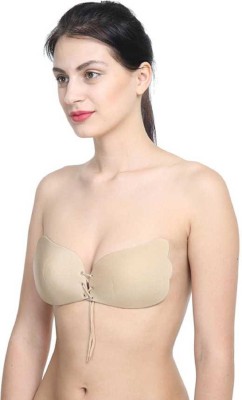 Pikpe Women Stick-on Heavily Padded Bra(Beige)