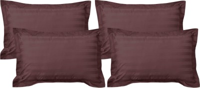 KUBER INDUSTRIES Cotton Pillows Cover(Pack of 4, 67.5 cm*42.5 cm, Brown)