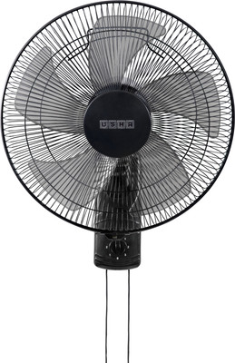 Usha Pentacool 400 mm 5 Blade Wall Fan  (Black, Pack of 1)