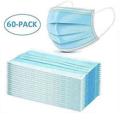 Shop & Shoppee 3 layer 3Ply Surgical Mask With Melt Blown Fabric Layer (Disposable & Reusable) - 60 Pcs SnSMB2 Reusable Surgical Mask With Melt Blown Fabric Layer(Blue, Free Size, Pack of 60, 3 Ply) Shop & Shoppee 3 layer 3Ply Surgical Mask With Melt Blown Fabric Layer (Disposable & Reusable) - 60 Pcs SnSMB2 Reusable Surgical Mask With Melt Blown Fabric Layer(Blue, Free Size, Pack of 60, 3 Ply)