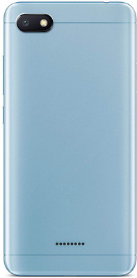 Boom REDMI 6A With Camera Lens Power Volume Buttons Back Panel(Blue)
