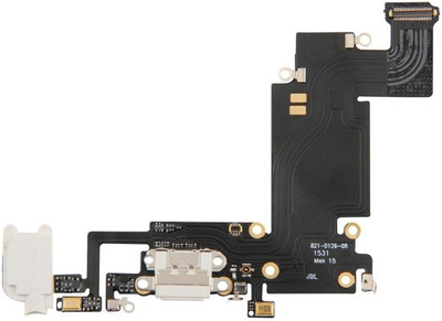 Purplesavvy Charging Connector Board For iPhone 6s Plus (White) Charging PCB Complete Flex
