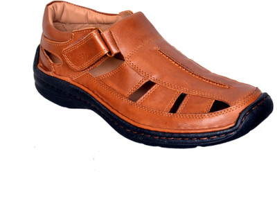 Mardi Gras Men Sandals(Brown , 9)