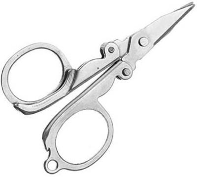 Meeko.com Folding Pocket Scissor Scissors(Set of 1, Silver)