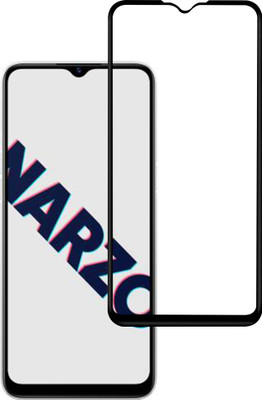 HUPSHY Edge To Edge Tempered Glass for Realme Narzo 10A(Pack of 1)