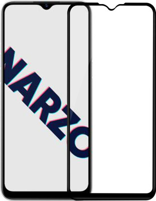 HUPSHY Edge To Edge Tempered Glass for Realme Narzo 10A(Pack of 1)