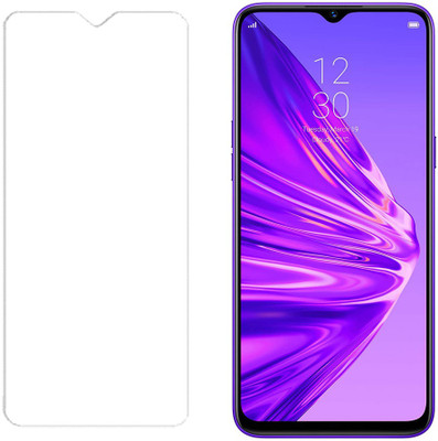 HOBBYTRONICS Tempered Glass Guard for Realme 5(Pack of 1)