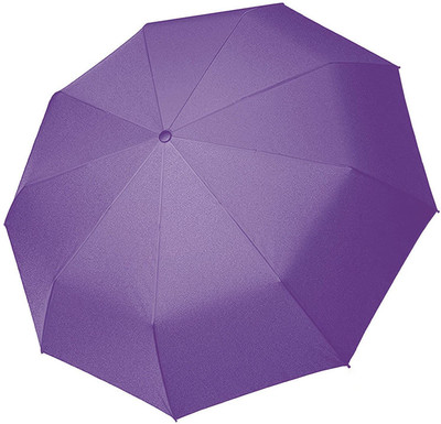Frabble8 Fully Automatic UV protected and Windproof Travel Umbrella(Purple)