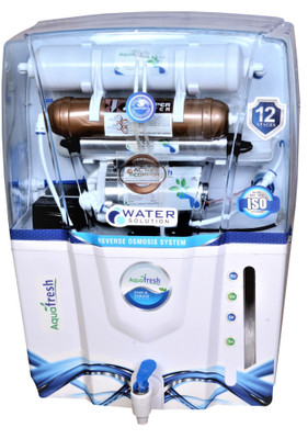 Aqua Fresh audi wave COPPER MINERAL+ro+uv+uf+tds 12 L 12 L RO + UV + UF + TDS Water Purifier(White, Blue) Aqua Fresh audi wave COPPER MINERAL+ro+uv+uf+tds 12 L 12 L RO + UV + UF + TDS Water Purifier(White, Blue)