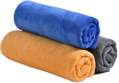 YELLOW WEAVES Microfiber 350 GSM Hand, Face, Sport Towel Set(Pack of 3)