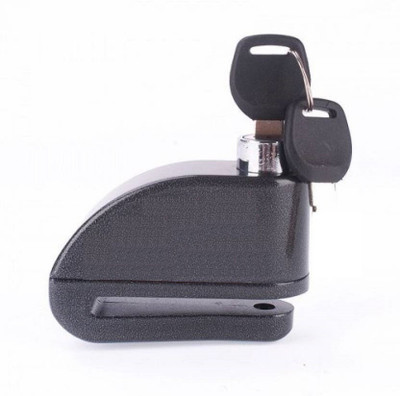 P A DISC LOCK WITH ALARAM Disc Lock(Black)