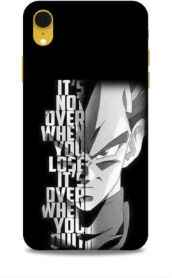MAPPLE Back Cover for Apple iPhone XR (Dragon Ball Z / Vegeta / Anime / Cartoon / Quotation)(Multicolor, Hard Case, Pack of: 1)