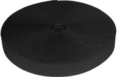 Jainsons Woven Black Elastic(25 m)