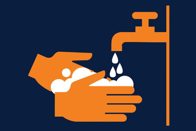 VVWV Hand Wash Emergency Sign