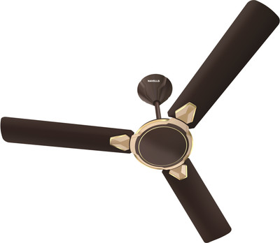 Havells Equs 1200 mm 3 Blade Ceiling Fan  (Smoke Brown, Pack of 1)