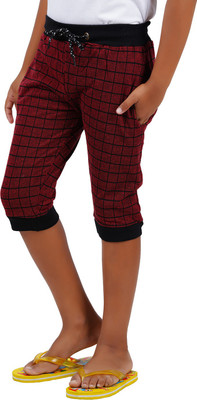 Sevnix Three Fourth For Boys(Red Pack of 1)