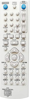 Ritebuy 5in1 dvd player remote control LG Remote Controller(Black)