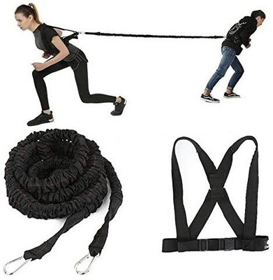 IRIS Fitness Resistance Training Anchor Harness for Speed Acceleration Resistance Tube(Black)