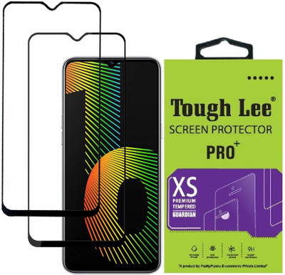 Tough Lee Edge To Edge Tempered Glass for Realme Narzo 30a, Realme Narzo 20, Realme Narzo 20A, Realme C11, Realme C12, Realme C15, Realme C3, Realme 5, Realme 5i, Realme 5s, Oppo A9 2020, Oppo A5 2020, Realme Narzo 10, Realme Narzo 10A, Oppo A31(Pack of 2)