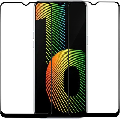 VAlight Edge To Edge Tempered Glass for Realme narzo 10(Pack of 2)
