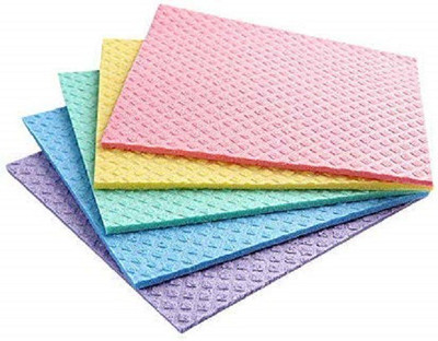 Cello kleeno sponge wipe 5 pcs set Sponge Wipe(Regular, Pack of 5)