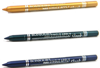 

Bonjour Paris Single Apply 08072016140 Golden-Green-Blue Kajal(Golden, Green, Blue, 3.6 g)