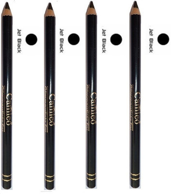 

Glamdoll Camieo Glimmersticks Lips & Eye Kajal Pencil 1 g X 4(Jet Black)