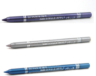 Bonjour Paris Single Apply 0807201698 Purple-Silver-Turquoise Kajal(Purple, Silver, Turquoise)