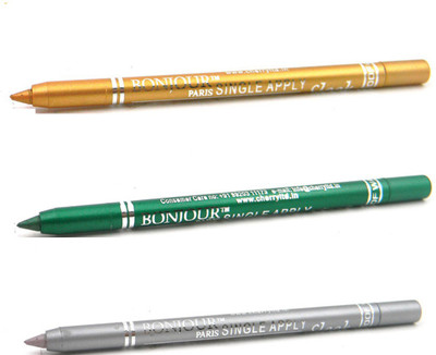 

Bonjour Paris Single Apply 08072016160 Golden-Green-Silver Kajal(Golden, Green, Silver, 3.6 g)