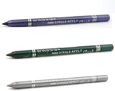 

Bonjour Paris Single Apply 0807201683 Purple-Green-Silver Kajal(Purple, Green, Silver, 3.6 g)