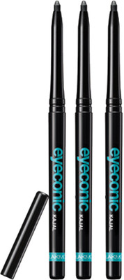 

Lakme Eyeconic Kajal - Pack of 3(Black, 0.35 g)