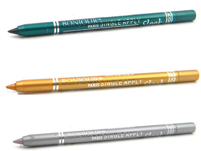 

Bonjour Paris Single Apply 08072016107 Green-Golden-Silver Kajal(Green, Golden, Silver, 3.6 g)