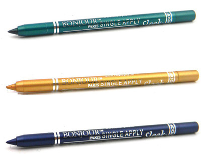 

Bonjour Paris Single Apply 08072016105 Green-Golden-Blue Kajal(Green, Golden, Blue, 3.6 g)