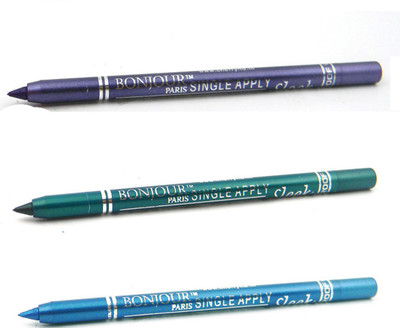 

Bonjour Paris Single Apply 0807201663 Purple-Green-Blue Kajal(Purple, Green, Blue, 3.6 g)