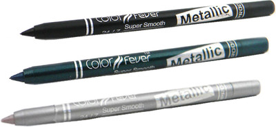 

Color Fever Dark Green Colour Kajal Set 010(Black, Dark Green, Silver,, 3.6 g)