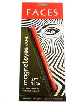 

Faces Magnet Eyes Kajal(Black, 0.35 g)