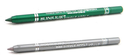 

Bonjour Paris Single Apply 47201610 Pure Green-Silver Kajal(Green, Silver, 2.4 g)